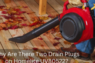 Why Are There Two Drain Plugs on Homelite uv80522