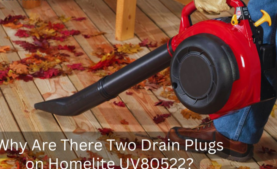 Why Are There Two Drain Plugs on Homelite uv80522