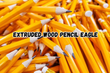 extruded wood pencil eagle