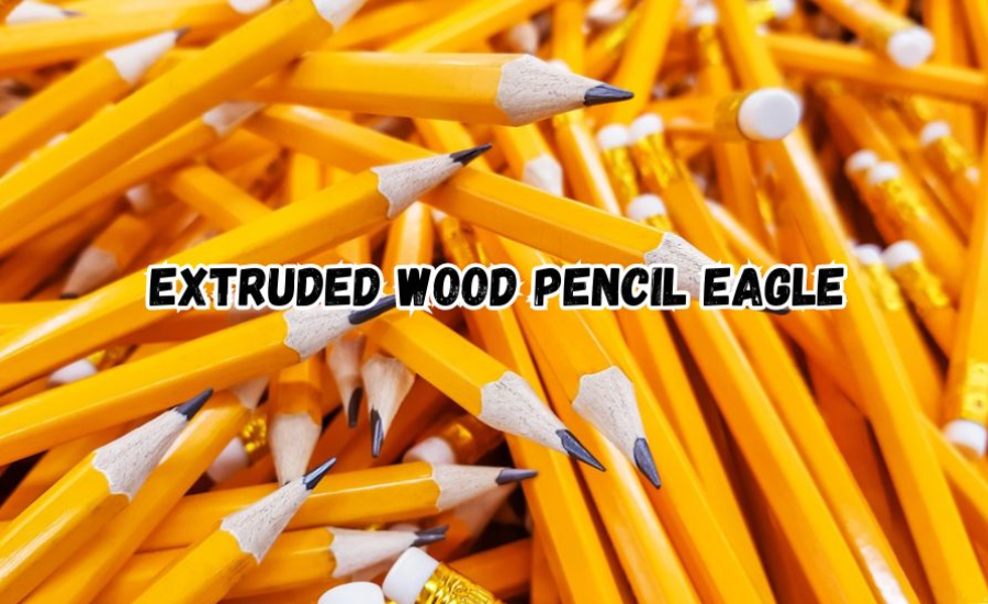 extruded wood pencil eagle